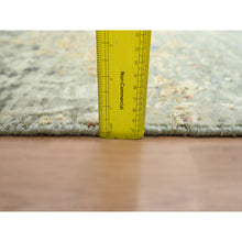 Load image into Gallery viewer, 8&#39;x10&#39;6&quot; Rust Red With Gray, Persian Knot, Abstract With Galaxy Design, Pure Wool, Hand Knotted, Densely Woven, Oriental Rug FWR498816