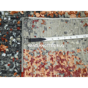 4'x6'2" Crepe Pink, Anatolian Village Inspired with Bird Figurines and Medallions Design, High Mountain Wool, Hand Knotted, Natural Dyes, Oriental Rug FWR123204