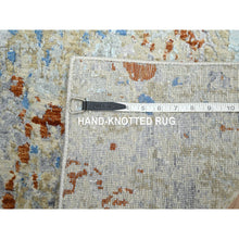 Load image into Gallery viewer, 3&#39;x5&#39;1&quot; Breen Brown, Hand Knotted Wool and Silk, Rajasthan With All Over Leaf Design, Thick and Plush, Oriental Rug FWR452400