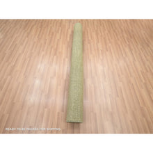 Load image into Gallery viewer, 6&#39;x8&#39;9&quot; Shades Of Brown, Lush And Plush, Modern Grass Design, Hand Knotted, Wool And Silk, Denser Weave, Oriental Rug FWR499290