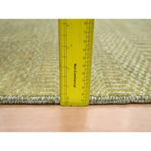Load image into Gallery viewer, 6&#39;x8&#39;9&quot; Shades Of Brown, Lush And Plush, Modern Grass Design, Hand Knotted, Wool And Silk, Denser Weave, Oriental Rug FWR499290