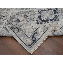 Load image into Gallery viewer, 11&#39;9&quot;x14&#39;8&quot; Silver Gray, Anatolian Design, Supple Collection Thick And Plush, Extra Soft Wool Hand Knotted, Oversized Oriental Rug FWR504132