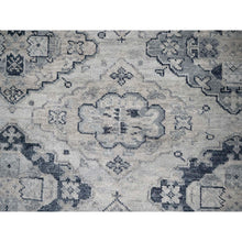 Load image into Gallery viewer, 11&#39;9&quot;x14&#39;8&quot; Silver Gray, Anatolian Design, Supple Collection Thick And Plush, Extra Soft Wool Hand Knotted, Oversized Oriental Rug FWR504132