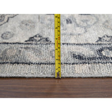Load image into Gallery viewer, 11&#39;9&quot;x14&#39;8&quot; Silver Gray, Anatolian Design, Supple Collection Thick And Plush, Extra Soft Wool Hand Knotted, Oversized Oriental Rug FWR504132