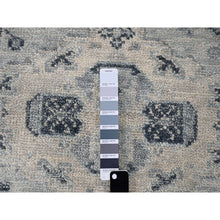 Load image into Gallery viewer, 13&#39;9&quot;x17&#39;9&quot; Silver Gray, Natural Wool Hand Knotted, Anatolian Design, Supple Collection Thick And Plush, Oversized Oriental Rug FWR504144
