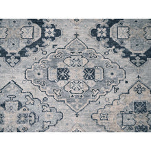 Load image into Gallery viewer, 13&#39;9&quot;x17&#39;9&quot; Silver Gray, Natural Wool Hand Knotted, Anatolian Design, Supple Collection Thick And Plush, Oversized Oriental Rug FWR504144