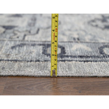 Load image into Gallery viewer, 13&#39;9&quot;x17&#39;9&quot; Silver Gray, Natural Wool Hand Knotted, Anatolian Design, Supple Collection Thick And Plush, Oversized Oriental Rug FWR504144