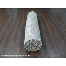 Load image into Gallery viewer, 12&#39;x17&#39;9&quot; Light Gray, Natural Wool Hand Knotted, Oushak Design, Supple Collection Thick And Plush, Oversized Oriental Rug FWR504204