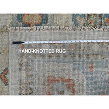 Load image into Gallery viewer, 12&#39;x17&#39;9&quot; Light Gray, Natural Wool Hand Knotted, Oushak Design, Supple Collection Thick And Plush, Oversized Oriental Rug FWR504204