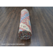 Load image into Gallery viewer, 12&#39;x14&#39;10&quot; Coral Red, Heriz with All Over Design, Supple Collection Thick and Plush, Soft Wool Hand Knotted, Oversized Oriental Rug FWR504216
