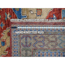 Load image into Gallery viewer, 12&#39;x14&#39;10&quot; Coral Red, Heriz with All Over Design, Supple Collection Thick and Plush, Soft Wool Hand Knotted, Oversized Oriental Rug FWR504216
