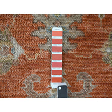 Load image into Gallery viewer, 8&#39;10&quot;x11&#39;10&quot; Burnt Orange, Hand Knotted Oushak Design, Supple Collection Thick and Plush, Extra Soft Wool Oriental Rug FWR504282