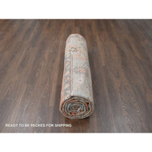 Load image into Gallery viewer, 8&#39;10&quot;x11&#39;10&quot; Burnt Orange, Hand Knotted Oushak Design, Supple Collection Thick and Plush, Extra Soft Wool Oriental Rug FWR504282