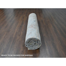 Load image into Gallery viewer, 14&#39;x17&#39;9&quot; Light Gray, Oushak Design, Supple Collection Thick And Plush, Hand Knotted, Pure Wool, Oversized Oriental Rug FWR504588