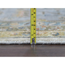 Load image into Gallery viewer, 11&#39;10&quot;x17&#39;10&quot; Ivory And Gray, Pure Wool Hand Knotted, Karajeh Design With Tribal Medallions, Oversized Oriental Rug FWR504702