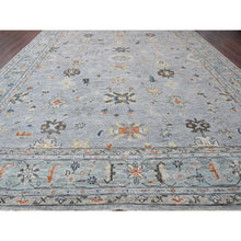 Load image into Gallery viewer, 14&#39;x17&#39;9&quot; Light Gray, Oushak Design, Supple Collection Thick And Plush, Extra Soft Wool, Hand Knotted, Oversized Oriental Rug FWR504774