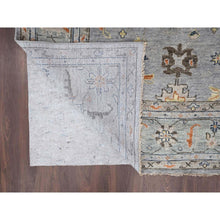 Load image into Gallery viewer, 14&#39;x17&#39;9&quot; Light Gray, Oushak Design, Supple Collection Thick And Plush, Extra Soft Wool, Hand Knotted, Oversized Oriental Rug FWR504774