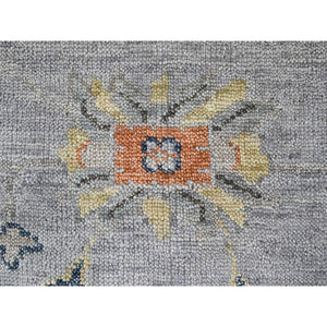 14'x17'9" Light Gray, Oushak Design, Supple Collection Thick And Plush, Extra Soft Wool, Hand Knotted, Oversized Oriental Rug FWR504774