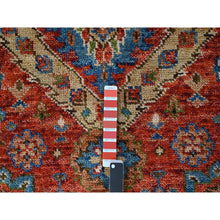 Load image into Gallery viewer, 8&#39;x9&#39;10&quot; Coral Red, Heriz With All Over Design, Supple Collection Hand Knotted, Thick And Plush, Soft Wool Oriental Rug FWR504834