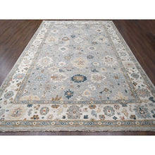 Load image into Gallery viewer, 12&#39;x17&#39;10&quot; Light Gray, Oushak with All Over Design Supple Collection, Thick and Plush, Extra Soft Wool, Hand Knotted, Oversized Oriental Rug FWR505122