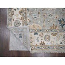 Load image into Gallery viewer, 12&#39;x17&#39;10&quot; Light Gray, Oushak with All Over Design Supple Collection, Thick and Plush, Extra Soft Wool, Hand Knotted, Oversized Oriental Rug FWR505122