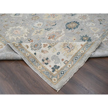 Load image into Gallery viewer, 12&#39;x17&#39;10&quot; Light Gray, Oushak With All Over Design Supple Collection, Thick And Plush, Extra Soft Wool, Hand Knotted, Oversized Oriental Rug FWR505122