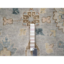 Load image into Gallery viewer, 12&#39;x17&#39;10&quot; Light Gray, Oushak With All Over Design Supple Collection, Thick And Plush, Extra Soft Wool, Hand Knotted, Oversized Oriental Rug FWR505122