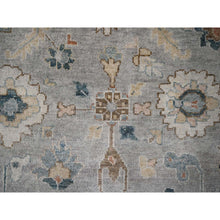 Load image into Gallery viewer, 12&#39;x17&#39;10&quot; Light Gray, Oushak with All Over Design Supple Collection, Thick and Plush, Extra Soft Wool, Hand Knotted, Oversized Oriental Rug FWR505122