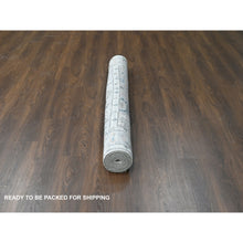 Load image into Gallery viewer, 6&#39;2&quot;x9&#39; Gray With Pop Of Color, Oushak Design, Plush And Lush Supple Collection, Soft Wool Hand Knotted, Oriental Rug FWR505602