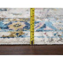 Load image into Gallery viewer, 7&#39;10&quot;x9&#39;10&quot; Ivory, Hand Knotted, Soft And Vibrant Pile, Supple Collection, Pure Wool, Natural Dyes, Mahal Design, Oriental Rug FWR505758