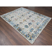 Load image into Gallery viewer, 7&#39;10&quot;x9&#39;10&quot; Egg Shell, Hand Knotted, Vegetable Dyes, Mahal Design, Supple Collection, Soft Pile, Organic Wool, Oriental Rug FWR505770