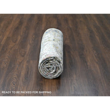 Load image into Gallery viewer, 7&#39;10&quot;x9&#39;10&quot; Egg Shell, Hand Knotted, Vegetable Dyes, Mahal Design, Supple Collection, Soft Pile, Organic Wool, Oriental Rug FWR505770