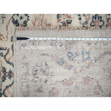 Load image into Gallery viewer, 6&#39;x9&#39; Cream, Mahal Design, Hand Knotted, Supple Collection, Pure Wool, Soft And Vibrant Pile, Oushak Oriental Rug FWR505776