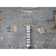 Load image into Gallery viewer, 11&#39;9&quot;x14&#39;10&quot; Silver Blue, Natural Wool Hand Knotted, Oushak Design, Supple Collection Plush and Lush, Oversized Oriental Rug FWR505944