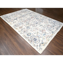 Load image into Gallery viewer, 9&#39;9&quot;x14&#39; Ivory, Soft Pile, 100% Wool, Natural Dyes,  Hand Knotted, Supple Collection, Mahal Design, Oriental Rug FWR506178