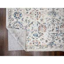 Load image into Gallery viewer, 9&#39;9&quot;x14&#39; Ivory, Soft Pile, 100% Wool, Natural Dyes,  Hand Knotted, Supple Collection, Mahal Design, Oriental Rug FWR506178