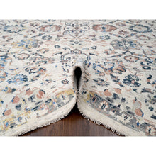 Load image into Gallery viewer, 9&#39;9&quot;x14&#39; Ivory, Soft Pile, 100% Wool, Natural Dyes,  Hand Knotted, Supple Collection, Mahal Design, Oriental Rug FWR506178