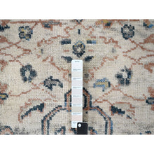 Load image into Gallery viewer, 9&#39;9&quot;x14&#39; Ivory, Soft Pile, 100% Wool, Natural Dyes,  Hand Knotted, Supple Collection, Mahal Design, Oriental Rug FWR506178