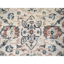 Load image into Gallery viewer, 9&#39;9&quot;x14&#39; Ivory, Soft Pile, 100% Wool, Natural Dyes,  Hand Knotted, Supple Collection, Mahal Design, Oriental Rug FWR506178