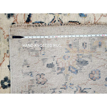 Load image into Gallery viewer, 9&#39;9&quot;x14&#39; Ivory, Soft Pile, 100% Wool, Natural Dyes,  Hand Knotted, Supple Collection, Mahal Design, Oriental Rug FWR506178