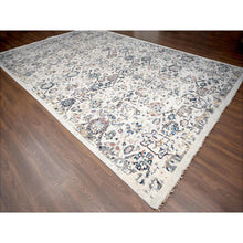 Load image into Gallery viewer, 11&#39;10&quot;x17&#39;8&quot; Ivory, Supple Collection, Mahal Design, 100% Wool, Plush And Lush, Transitional Natural Dyes, Hand Knotted, Oriental Rug FWR506184