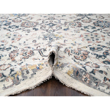 Load image into Gallery viewer, 11&#39;10&quot;x17&#39;8&quot; Ivory, Supple Collection, Mahal Design, 100% Wool, Plush And Lush, Transitional Natural Dyes, Hand Knotted, Oriental Rug FWR506184