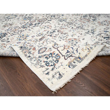 Load image into Gallery viewer, 11&#39;10&quot;x17&#39;8&quot; Ivory, Supple Collection, Mahal Design, 100% Wool, Plush And Lush, Transitional Natural Dyes, Hand Knotted, Oriental Rug FWR506184