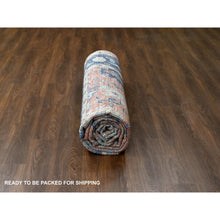 Load image into Gallery viewer, 9&#39;10&quot;x14&#39; Rust Orange, Supple Collection, All Over Mahal Design, Pure Wool, Hand Knotted, Natural Dyes, Oriental Rug FWR506226