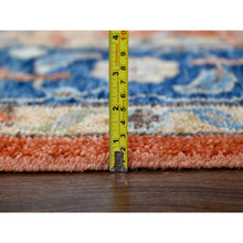 Load image into Gallery viewer, 9&#39;10&quot;x14&#39; Rust Orange, Supple Collection, All Over Mahal Design, Pure Wool, Hand Knotted, Natural Dyes, Oriental Rug FWR506226