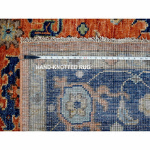 Load image into Gallery viewer, 9&#39;10&quot;x14&#39; Rust Orange, Supple Collection, All over Mahal Design, Pure Wool, Hand Knotted, Natural Dyes, Oriental Rug FWR506226
