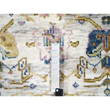 Load image into Gallery viewer, 12&#39;x17&#39;9&quot; Ivory and Blue, Transitional Natural Dyes, Oushak Inspired Supple Collection, Natural Wool, Mahal Design, Hand Knotted, Soft Pile, Oversize Oriental Rug FWR506280