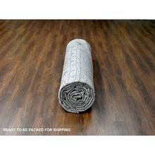 Load image into Gallery viewer, 12&#39;x17&#39;10&quot; Light Gray With Pop Of Color, Vegetable Dyes, Oushak Design, Plush And Lush, Supple Collection, Pure Wool, Hand Knotted, Oversize Oriental Rug FWR506298