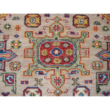 Load image into Gallery viewer, 9&#39;x11&#39;10&quot; Camel, Plush And Lush, 100% Wool, Supple Collection, Hand Knotted, Karajeh Heriz Geometric Design, Oriental Rug FWR506328