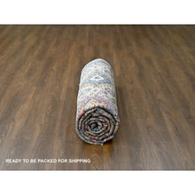 Load image into Gallery viewer, 9&#39;x11&#39;10&quot; Camel, Plush And Lush, 100% Wool, Supple Collection, Hand Knotted, Karajeh Heriz Geometric Design, Oriental Rug FWR506328